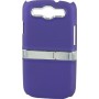 Carcasa Mooster trasera rigida con soporte metal Samsung Galaxy S3 violeta