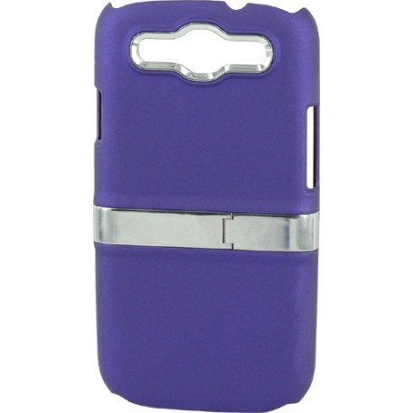 Carcasa Mooster trasera rigida con soporte metal Samsung Galaxy S3 violeta