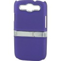 Carcasa Mooster trasera rigida con soporte metal Samsung Galaxy S3 violeta