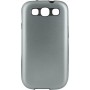 Carcasa Mooster trasera rigida aluminio Samsung Galaxy S3 gris