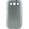 Carcasa Mooster trasera rigida aluminio Samsung Galaxy S3 gris