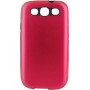 Carcasa Mooster trasera rigida aluminio Samsung Galaxy S3 roja