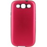 Carcasa Mooster trasera rigida aluminio Samsung Galaxy S3 roja