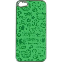 Carcasa Mooster trasera graffiti iPhone 5 verde