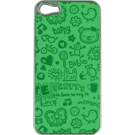 Carcasa Mooster trasera graffiti iPhone 5 verde