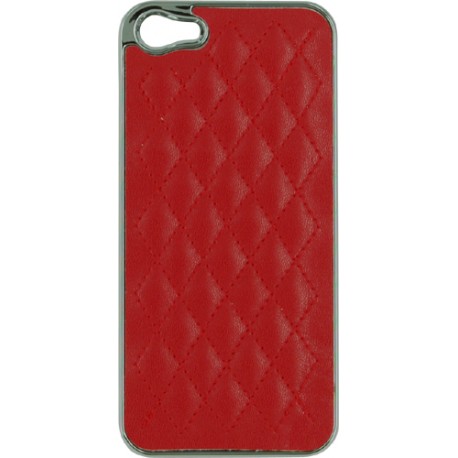 Carcasa Mooster trasera acolchada iPhone 5 roja