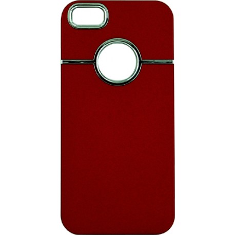 Carcasa Mooster trasera acabado metal iPhone 5 granate