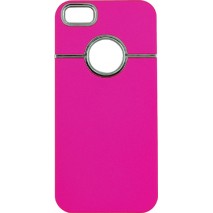 Carcasa Mooster trasera acabado metal iPhone 5 rosa fucsia