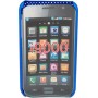 Carcasa trasera Mooster rejilla Samsung I9000 Galaxy S azul