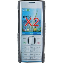 Carcasa trasera Mooster rejilla Nokia X2 negra