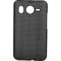 Carcasa trasera Mooster rejilla HTC Desire HD negra