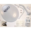 KIT COMPLETO ANTENA PARABOLICA TV SATELITE