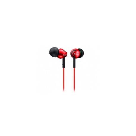 AURICULARES BOTON SONY MDREX110LPW ROJO
