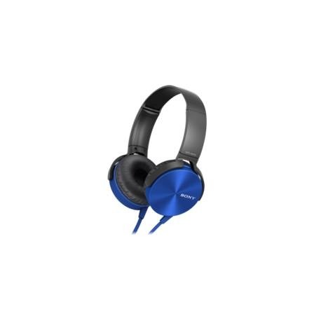 AURICULARES SONY MDRXB450APB PLEGABLES CARCASA ALUMINIO