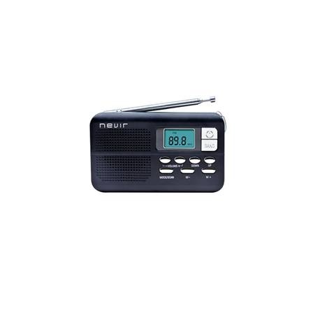 RADIO NEVIR DIGITAL BOLSILLO SINTONIZADORA ALARMA