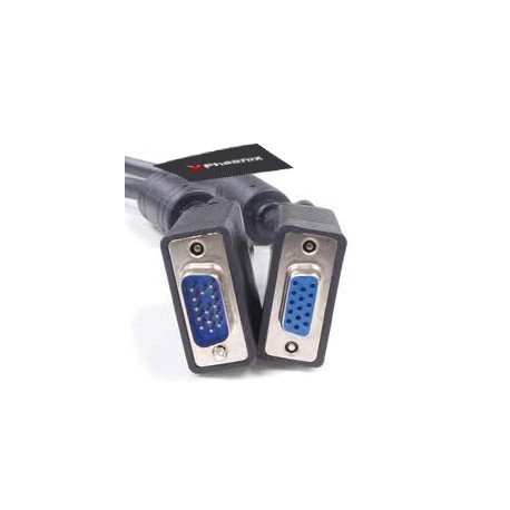 CABLE VGA PHOENIX MACHO HEMBRA 10M