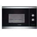MICROONDAS BOSCH HMT72G654 GRILL 20L, 38CM ALTO, SIN MARCO,  CRISTAL NEGRO.