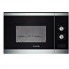 MICROONDAS BOSCH HMT72G654 GRILL 20L, 38CM ALTO, SIN MARCO,  CRISTAL NEGRO.