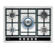 PLACA DE GAS SIEMENS EC745RB90E ENCASTRE 70cm, 5 QUEMADORES, WOK,  PARRILLA, ACERO INOX.