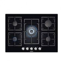 PLACA DE GAS SIEMENS EP716QB91E ENCASTRE 70cm, 5 QUEMADORES, WOK, CRISTAL NEGRO