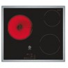 VITROCERAMICA  BALAY 3EB714XR 3 ZONAS, 60cm, TACTIL, MARCO ACERO