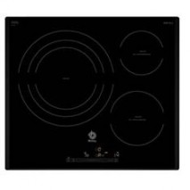 VITROCERAMICA INDUCCION BALAY 3EB918LQ 3 ZONAS, ENCASTRABLE 0.6m, BISELADA, CONTROL DESLIZANTE