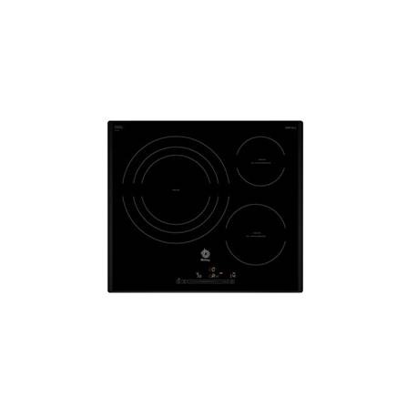 VITROCERAMICA INDUCCION BALAY 3EB918LQ 3 ZONAS, ENCASTRABLE 0.6m, BISELADA, CONTROL DESLIZANTE