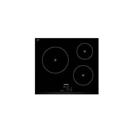 VITROCERAMICA INDUCCION SIEMENS EH631BM18E 3 ZONAS, ENCASTRABLE 0.6m, BISEL DELANTERO, EASYTOUCH