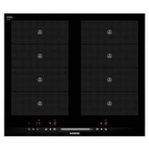 VITROCERAMICA INDUCCION SIEMENS EH675MV17E 2 ZONAS, ENCASTRABLE 0.6m, TOPCLASS, TOUCHSLIDER, FLEXIND
