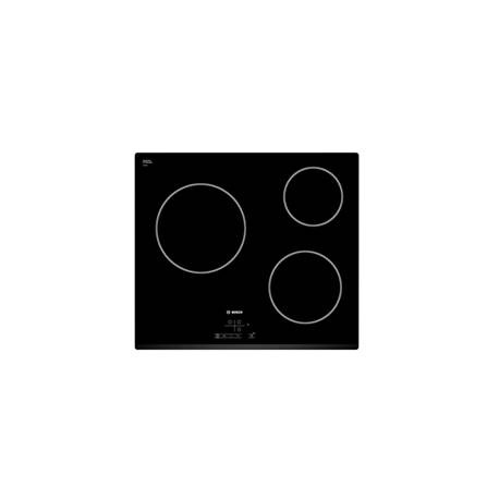 VITROCERAMICA BOSCH PKM361B17E 3 ZONAS, 60cm ENCASTRABLE  TOUCHSELECT, BISEL DELANTERO