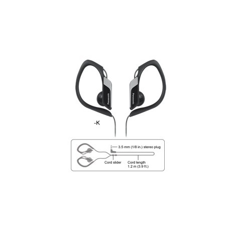 AURICULAR PANASONIC RP-HS34E-K NEGRO RESISTENTE AL