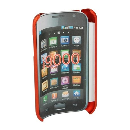 Carcasa Mooster trasera Samsung Galaxy S I9000 roja