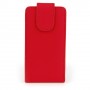 Funda Mooster Sony Xperia Miro ST23I de piel roja slim