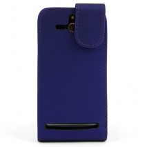 Funda Mooster Sony Xperia U ST25I de piel violeta slim