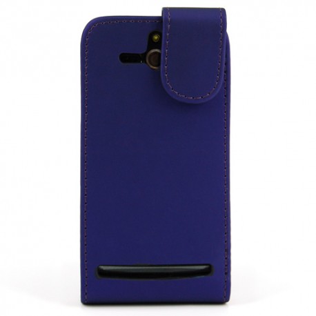 Funda Mooster Sony Xperia U ST25I de piel violeta slim