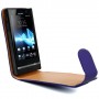 Funda Mooster Sony Xperia U ST25I de piel violeta slim