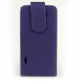 Funda MoosterLG Optimus L7 de piel violeta slim