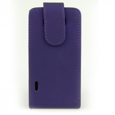 Funda MoosterLG Optimus L7 de piel violeta slim