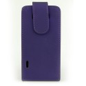 Funda MoosterLG Optimus L7 de piel violeta slim