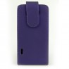 Funda MoosterLG Optimus L7 de piel violeta slim