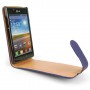 Funda MoosterLG Optimus L7 de piel violeta slim