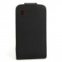Funda Mooster Blackberry 8520 / 9300 negra de piel slim