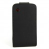 Funda Mooster Blackberry 8520 / 9300 negra de piel slim