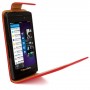 Funda Mooster Blackberry Z10 roja de piel slim