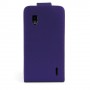 Funda LG Optimus G / E973 de piel lila slim