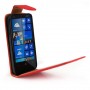 Funda Nokia Lumia 620 roja de piel slim
