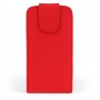 Funda Nokia Lumia 620 roja de piel slim