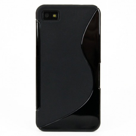 Funda Mooster Blackberry Z10 negra tpu