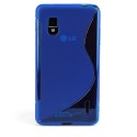 Funda Mooster LG Optimus G / E973 azul tpu
