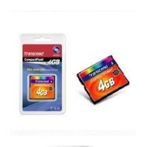 TARJETA MEMORIA COMPACT FLASH 4GB TRANSCEND